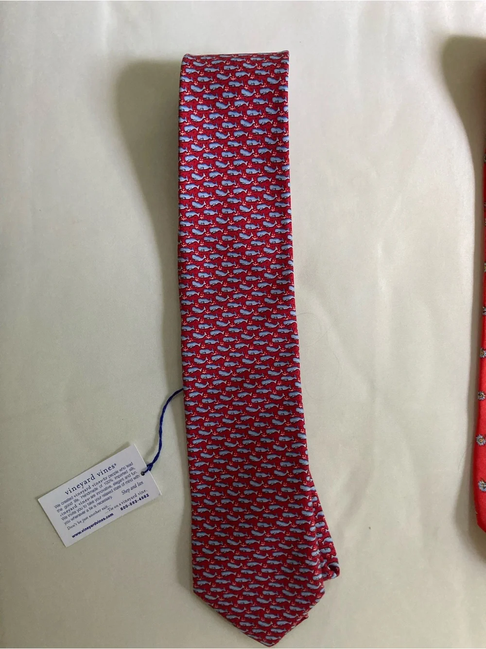 NWT Vineyard Vines Classic Whale Silk Tie